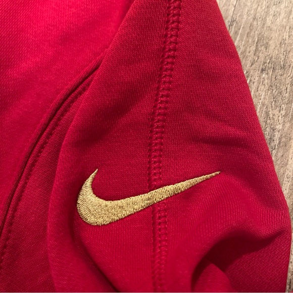 NWT Nike NFL San Francisco 49ers Pullover Hoodie Red Men’s Size S - Picture 2 of 7